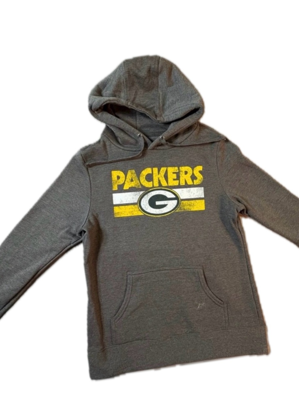 Fanatics NFL Pro Line Green Bay Packers Grey Hoodie Women's Medium